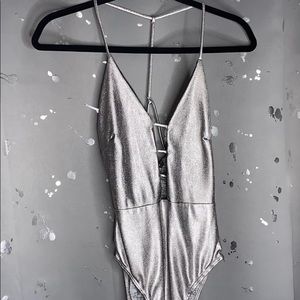 Metallic bodysuit 🤩